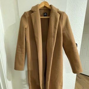 Camel Zara coat